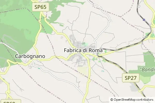 Mapa Fabrica di Roma