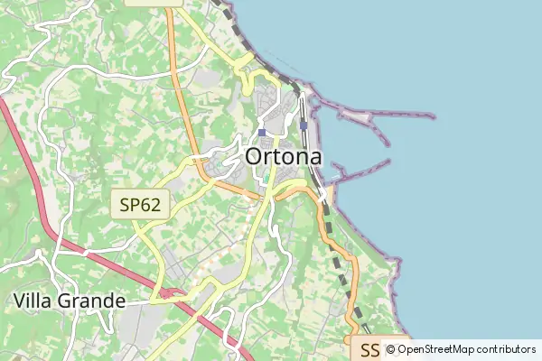 Mapa Ortona