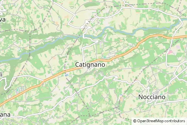 Mapa Catignano