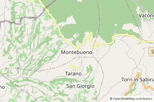 Mapa Montebuono