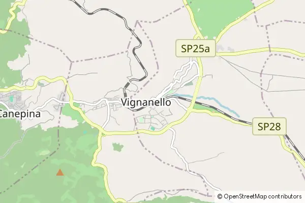 Mapa Vignanello