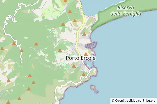 Mapa Porto Ercole