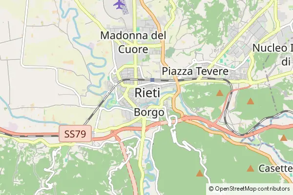 Mapa Rieti