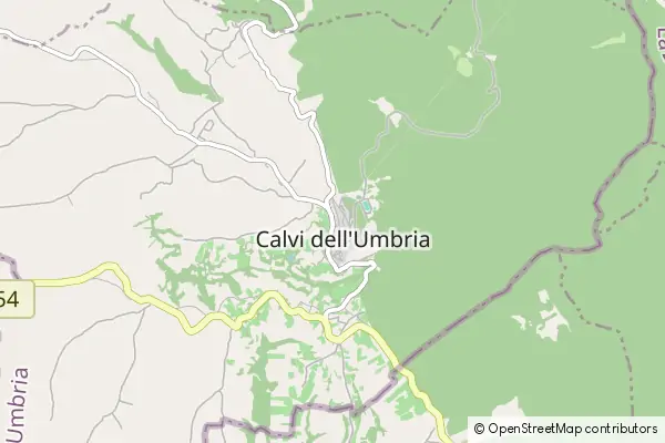 Mapa Calvi dell'Umbria