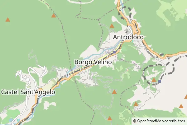 Mapa Borgo Velino