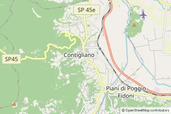 Mapa Contigliano