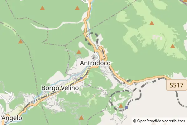 Mapa Antrodoco