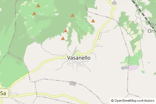 Mapa Vasanello