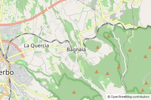 Mapa Bagnaia