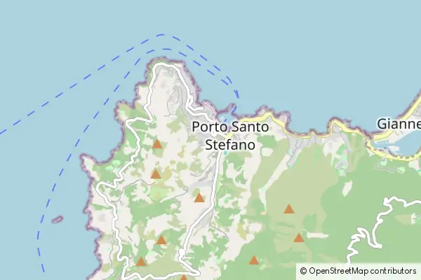 Mapa Monte Argentario