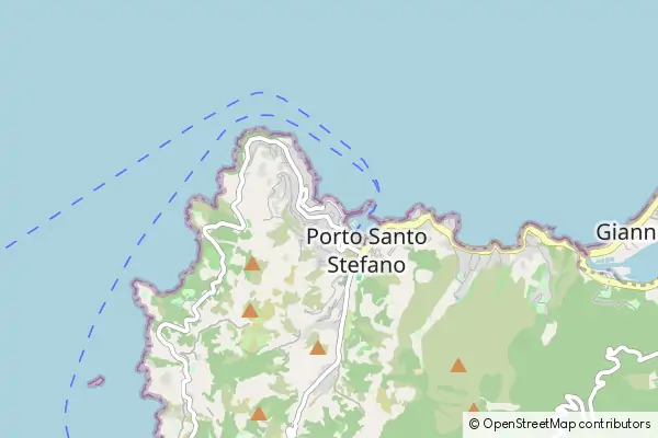 Mapa Porto Santo Stefano