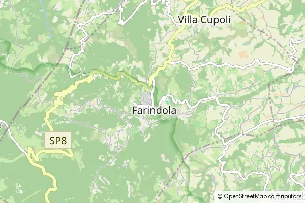 Mapa Farindola