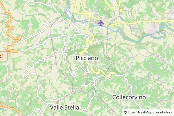 Mapa Picciano