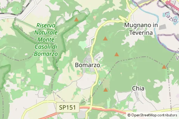 Mapa Bomarzo