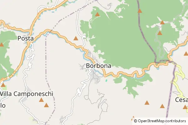 Mapa Borbona