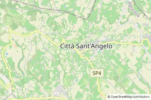 Mapa Città Sant'Angelo