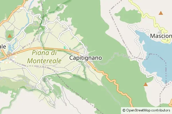 Mapa Capitignano