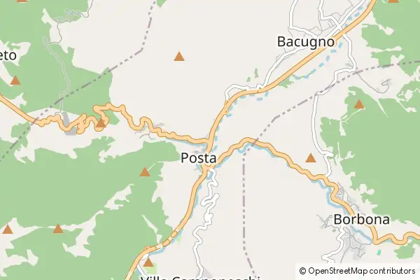 Mapa Posta