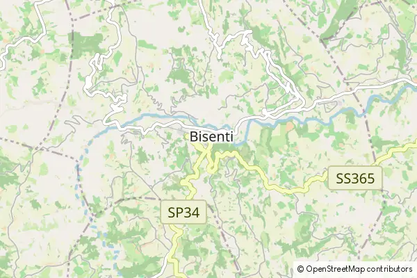 Mapa Bisenti