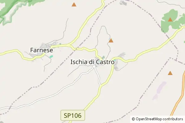 Mapa Ischia di Castro