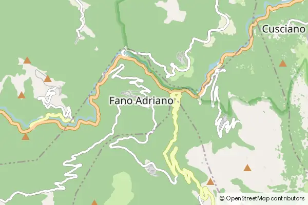 Mapa Fano Adriano