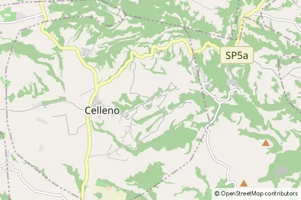 Mapa Celleno