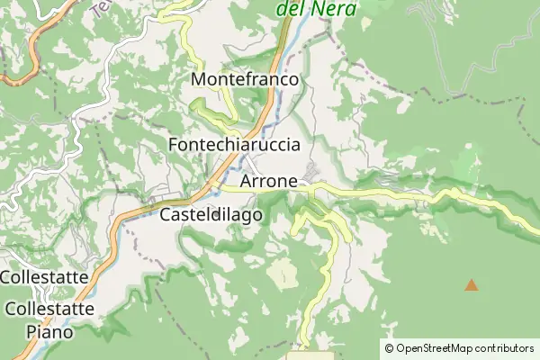 Mapa Arrone