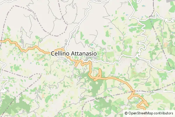 Mapa Cellino Attanasio