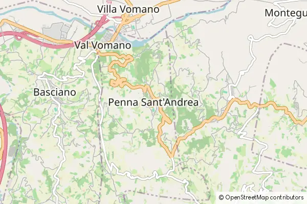 Mapa Penna Sant'Andrea