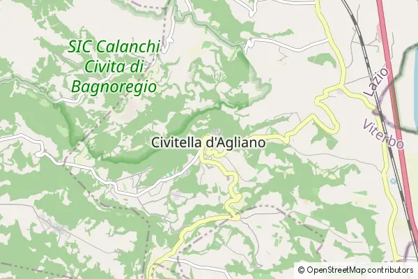 Mapa Civitella d'Agliano