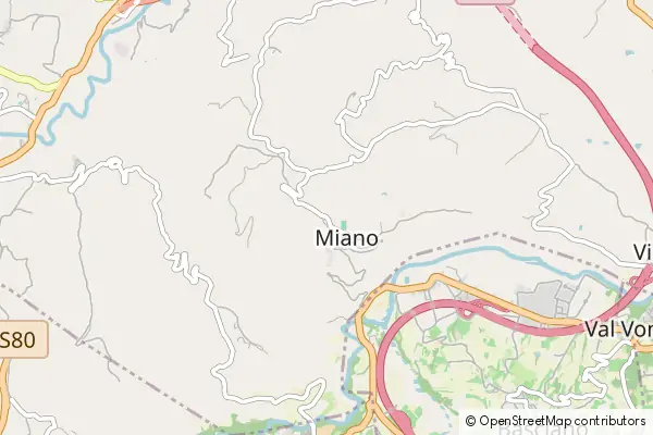 Mapa Miano