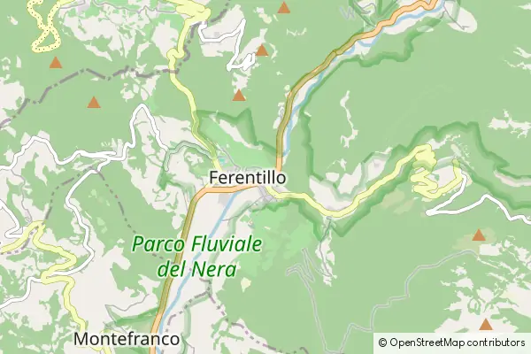 Mapa Ferentillo