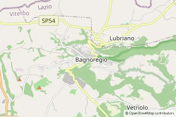 Mapa Bagnoregio