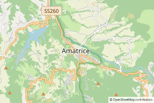 Mapa Amatrice