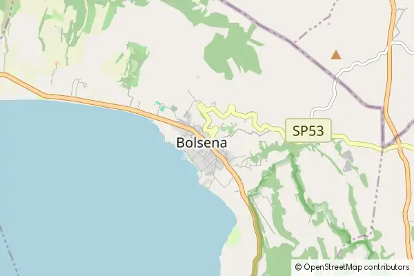 Mapa Bolsena