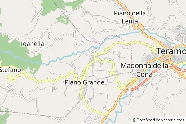 Mapa Torricella Sicura