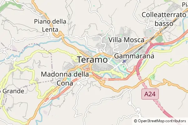 Mapa Teramo