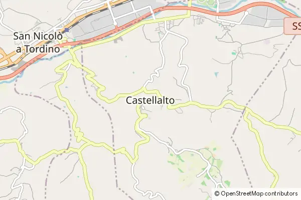 Mapa Castellalto