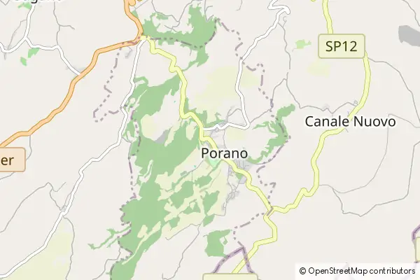 Mapa Porano