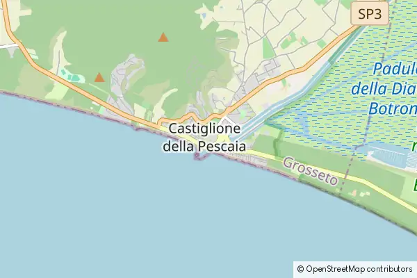 Mapa Castiglione della Pescaia