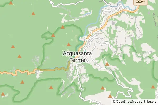 Mapa Acquasanta Terme