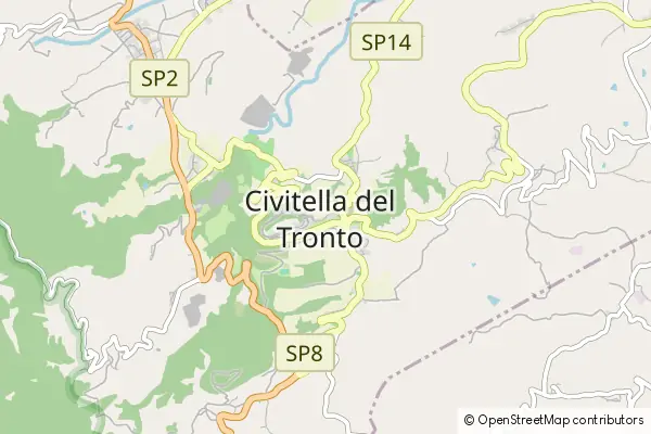 Mapa Civitella del Tronto