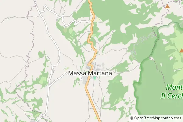 Mapa Massa Martana