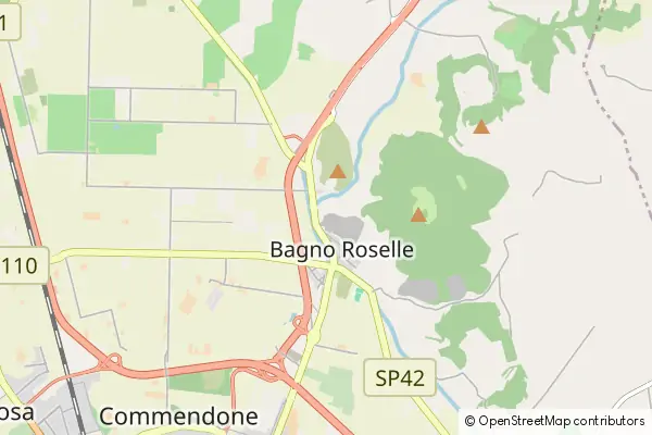 Mapa Bagno Roselle