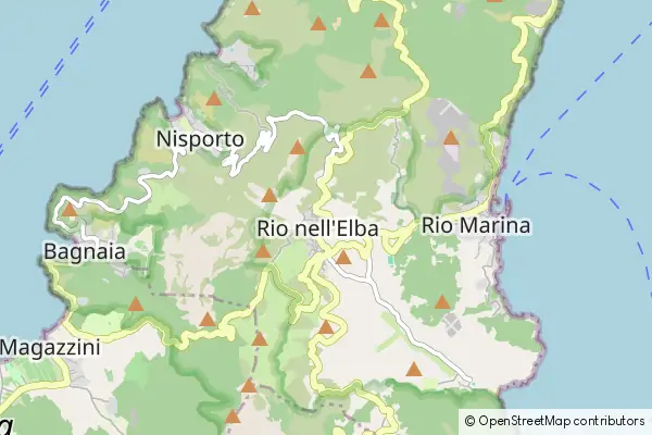 Mapa Rio nell'Elba