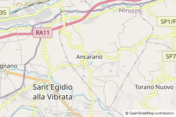 Mapa Ancarano