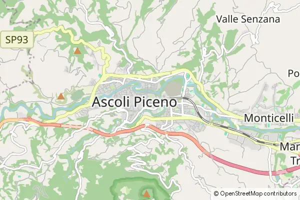 Mapa Ascoli Piceno