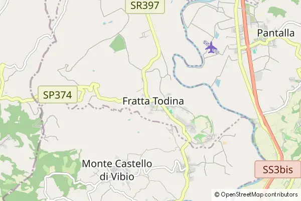 Mapa Fratta Todina