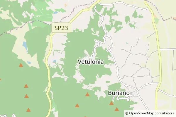 Mapa Vetulonia