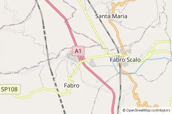 Mapa Fabro